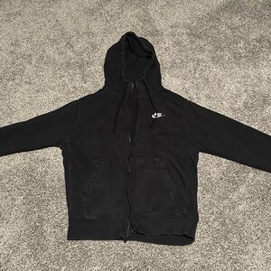 Nike Black Full-Zip Hoodie